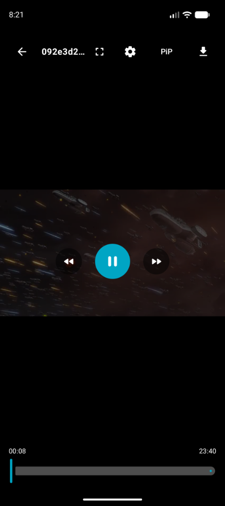 Native Media Player Screen